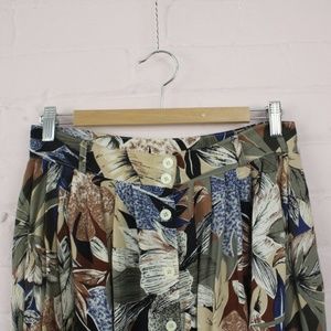 Vintage Skirts - earth tone tropical skirt Vintage Skirts - earth tone tropical skirt